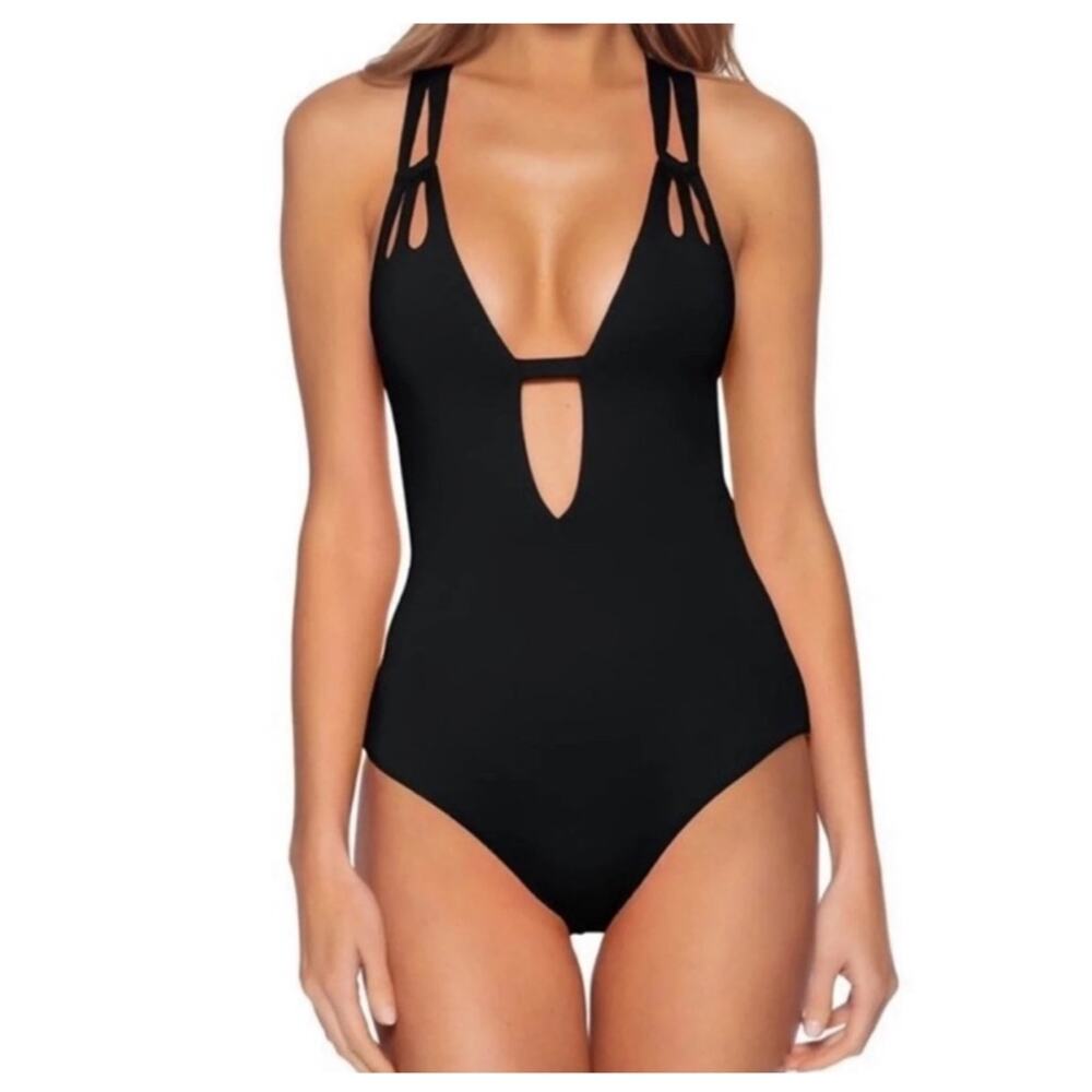 BECCA Black One Piece
Swimsuit Nwot $128